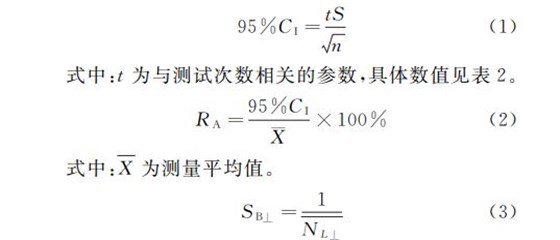 誤差公式